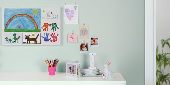How to recycle your kid’s drawings into a Collage Canvas