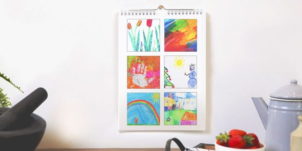 How to turn your kids’ masterpieces into a personalised calendar