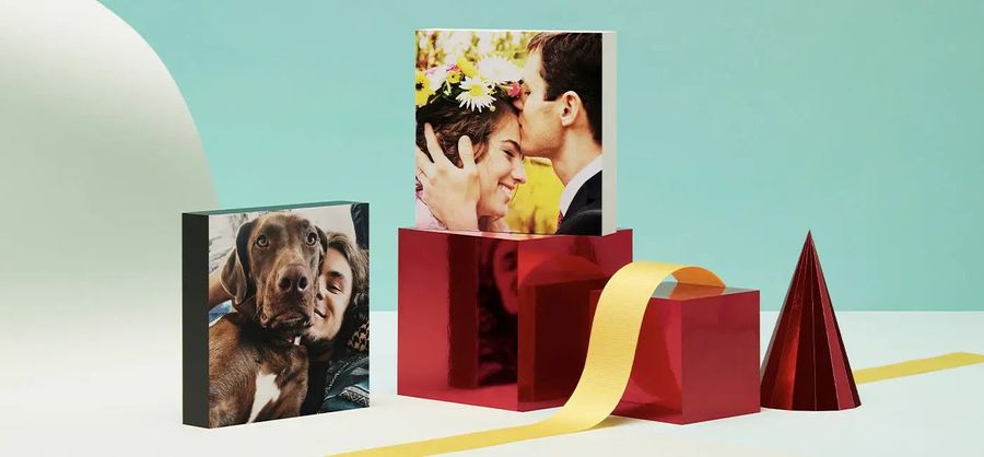 Wooden Photo Blocks