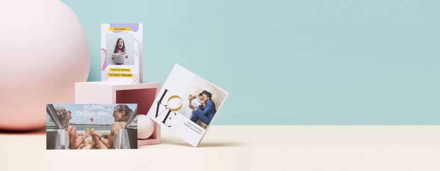 thank you card banner