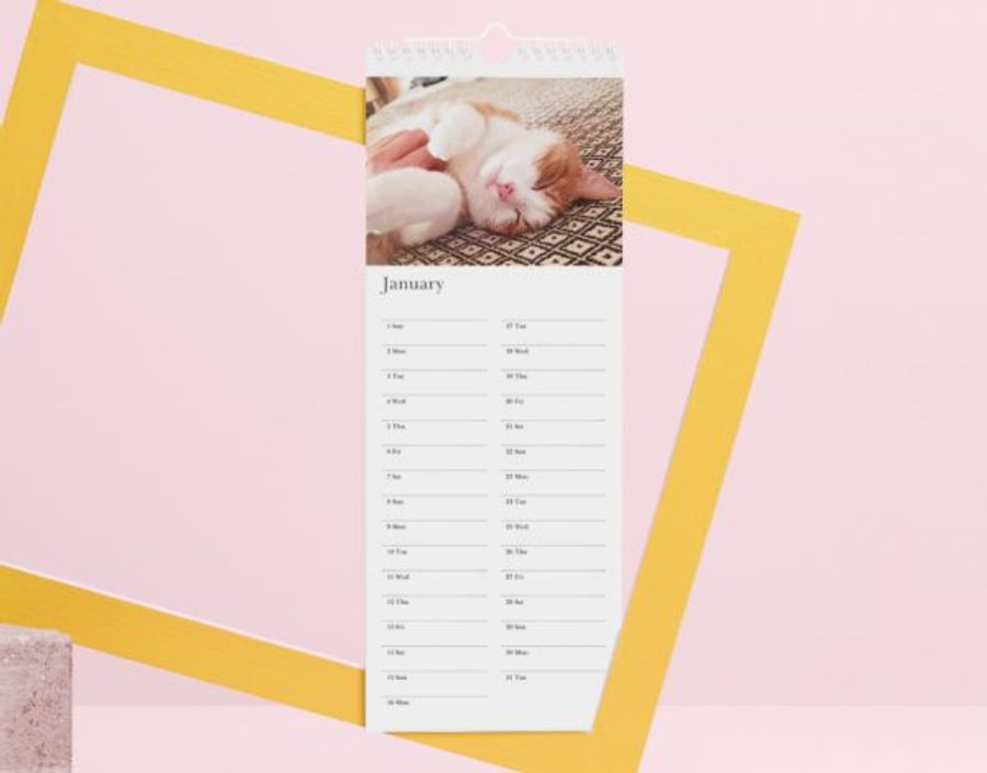 Slim Photo Calendar