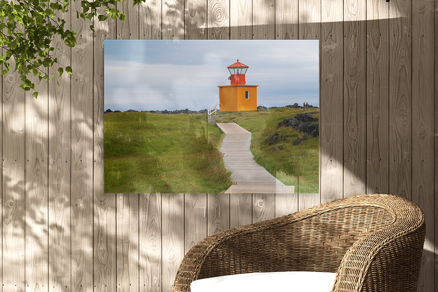 Photobox outdoor aluminium wall art featuring a landscape; a durable and unique mother’s day gift idea for 2026.