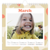 Square calendars  — Playing with pattern [March]