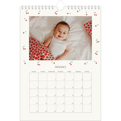 A4 Photo Calendar — Cherry bliss [January]