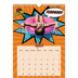 A4 Photo Calendar — Comic book [February]