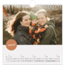 Square calendars  — Photo sticker [January]