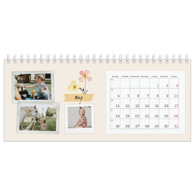 Desk calendars — Vintage scrapbooking [cover]