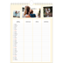 A4 Family Planner — Modern Planner - Family of 3 [April]