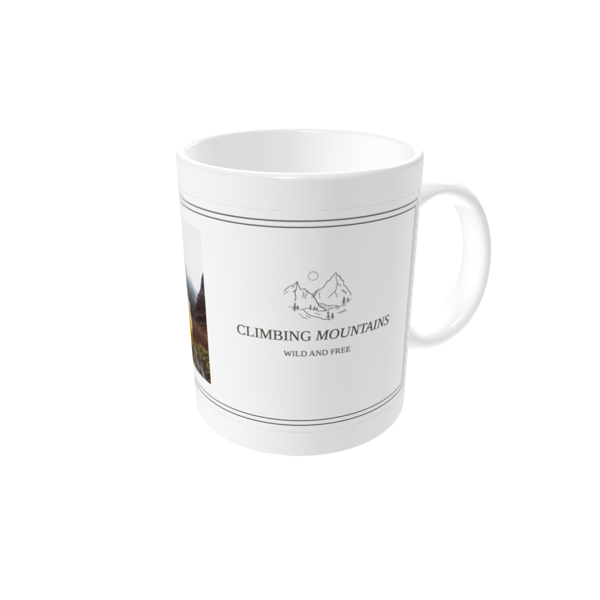 Personalised mugs — Archive edit - Climbing mountains