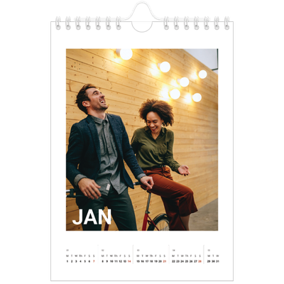 A5 Photo Calendar — Big month [January]