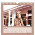 Square calendars  — Earth colours [February]