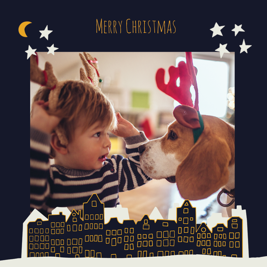 Cards — Night cityscape