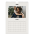 A4 Photo Calendar — Simple ivory [April]