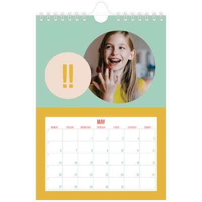 A5 Photo Calendar — Bright and beautiful [cover]