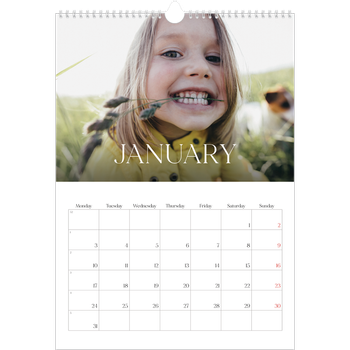 A3 Photo Calendar — Twelve big months