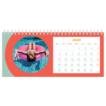 Desk Photo Calendar — Bright and beautiful