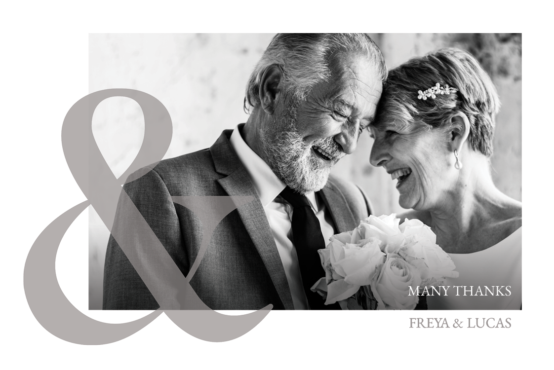 Thank you cards — Ampersand