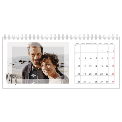 Desk calendars — Clear frame [cover]