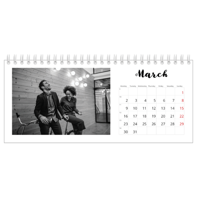 Desk calendars — Handwritten [March]