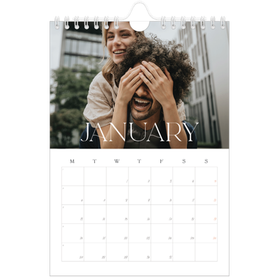 A5 Photo Calendar — Larger than life [January]