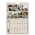 A5 Photo Calendar — Craft stamp effect [April]