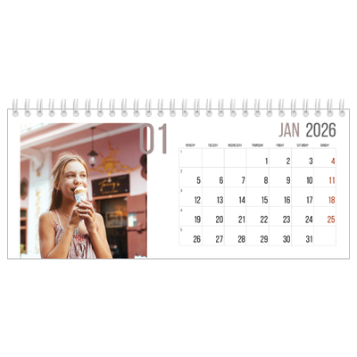 Desk calendars — Number months [January]