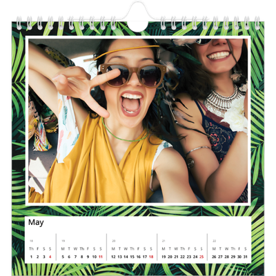 Square calendars  — Vivid plant life [May]