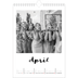 A4 Photo Calendar — Handwritten [April]