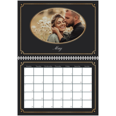A4 Double Photo Calendar — Vintage classic [cover]