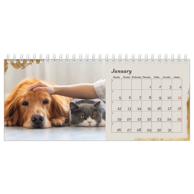 Desk calendars — Classic Gold [January]