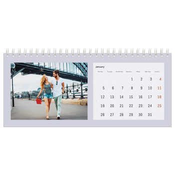 Desk Photo Calendar — Colour my world