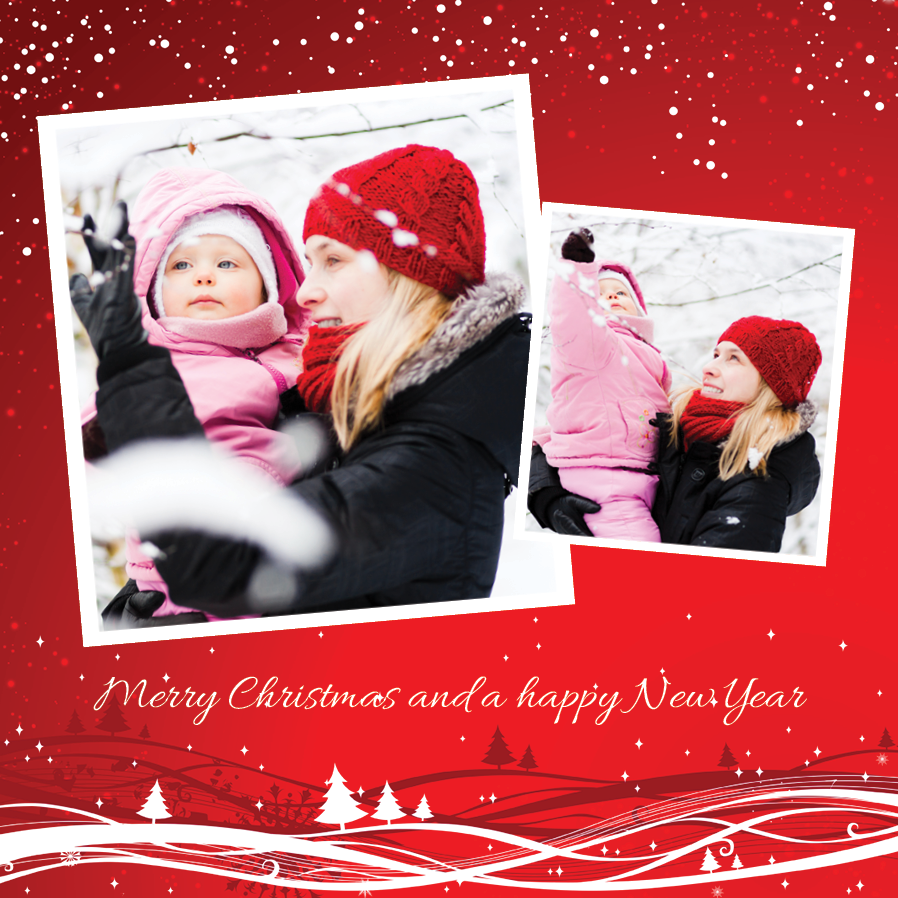 Cards — Festive red