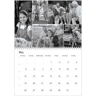 A4 Double Photo Calendar — Focus [cover]