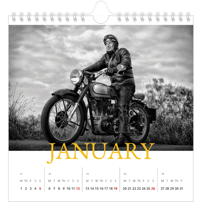 Square calendars  — Heritage style [January]