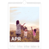 A4 Photo Calendar — Big month [April]