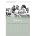 A4 Photo Calendar — Misty green [February]