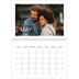 A4 Double Photo Calendar — Date box overlay [May]