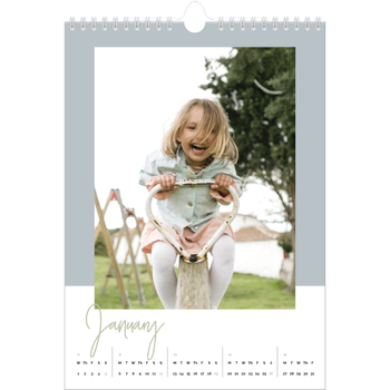 A4 Photo Calendar — Earthy frames
