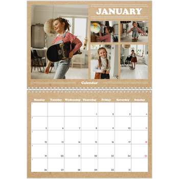 A4 Double Photo Calendar — This year’s editorial