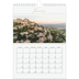 A4 Photo Calendar — Gold script banner [January]