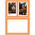 A4 Double Photo Calendar — Colour pop snapshots [March]