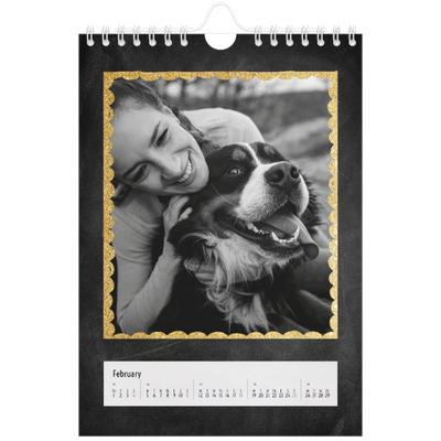A5 Photo Calendar — Rustic charm [February]