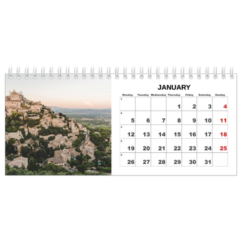 Desk Photo Calendar — Simple photo