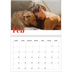 A4 Double Photo Calendar — A bold year [February]