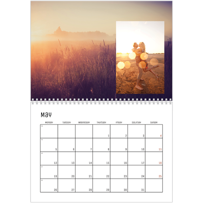 A4 Double Photo Calendar — Back to nature [cover]
