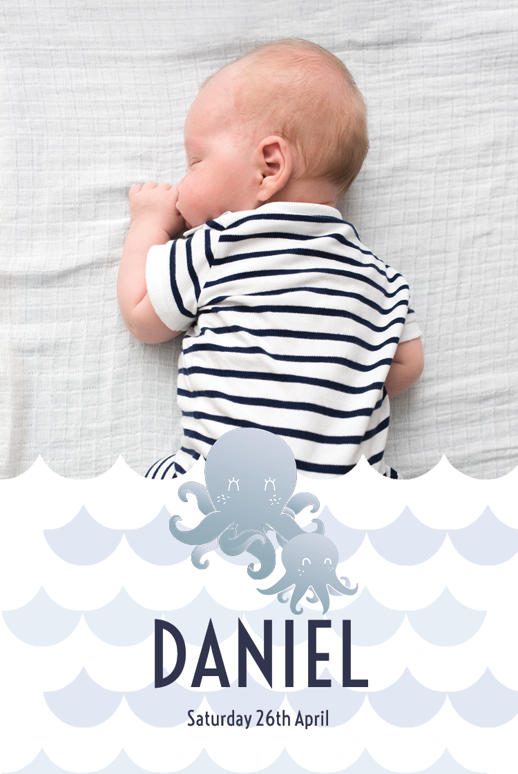 Invitations — Cute octopus