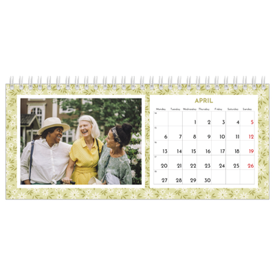 Desk calendars — Full bloom [April]