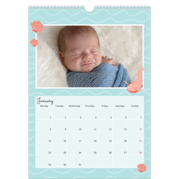 A3 Photo Calendar — Cute animals