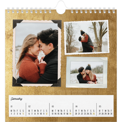 Square calendars  — Picture collection [January]