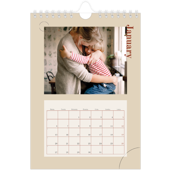 A5 portrait — Asymmetrical text